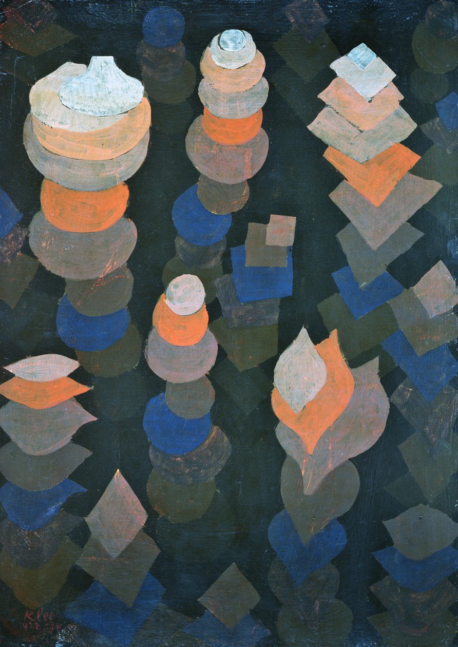 Az éjszakai növények növekedése alkotó: Paul Klee