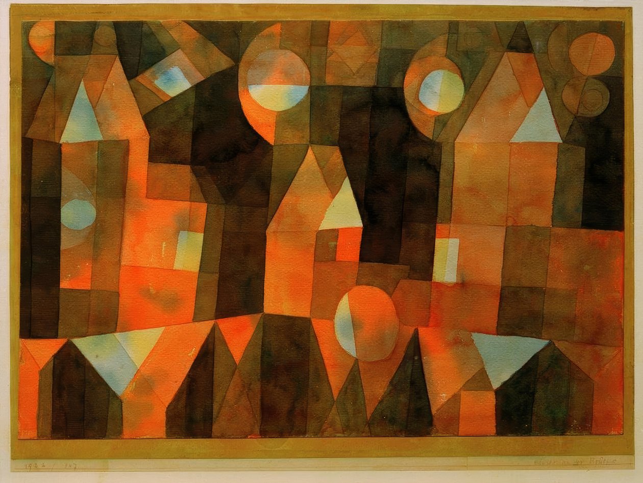 Házak a hídon alkotó: Paul Klee