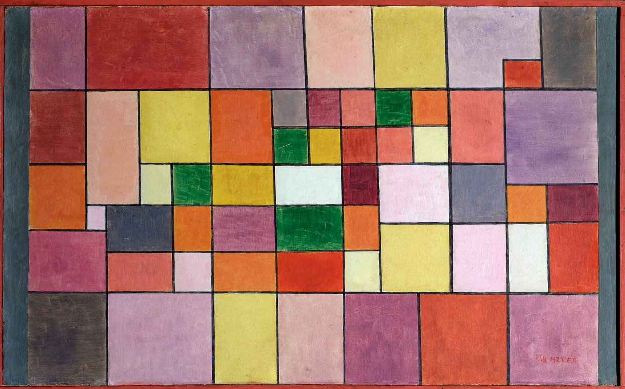 Az északi flóra harmóniája - Festészet alkotó: Paul Klee