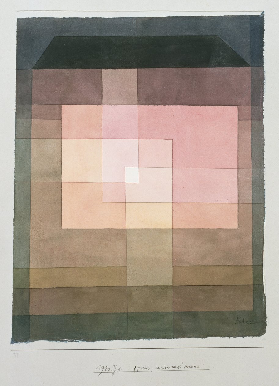 Ház, kívül és belül alkotó: Paul Klee