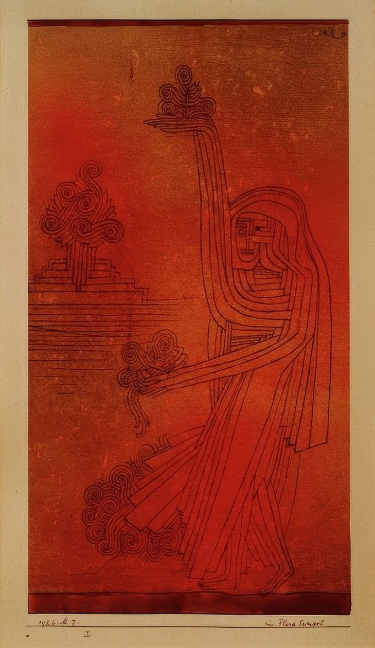 A Flora templomban alkotó: Paul Klee