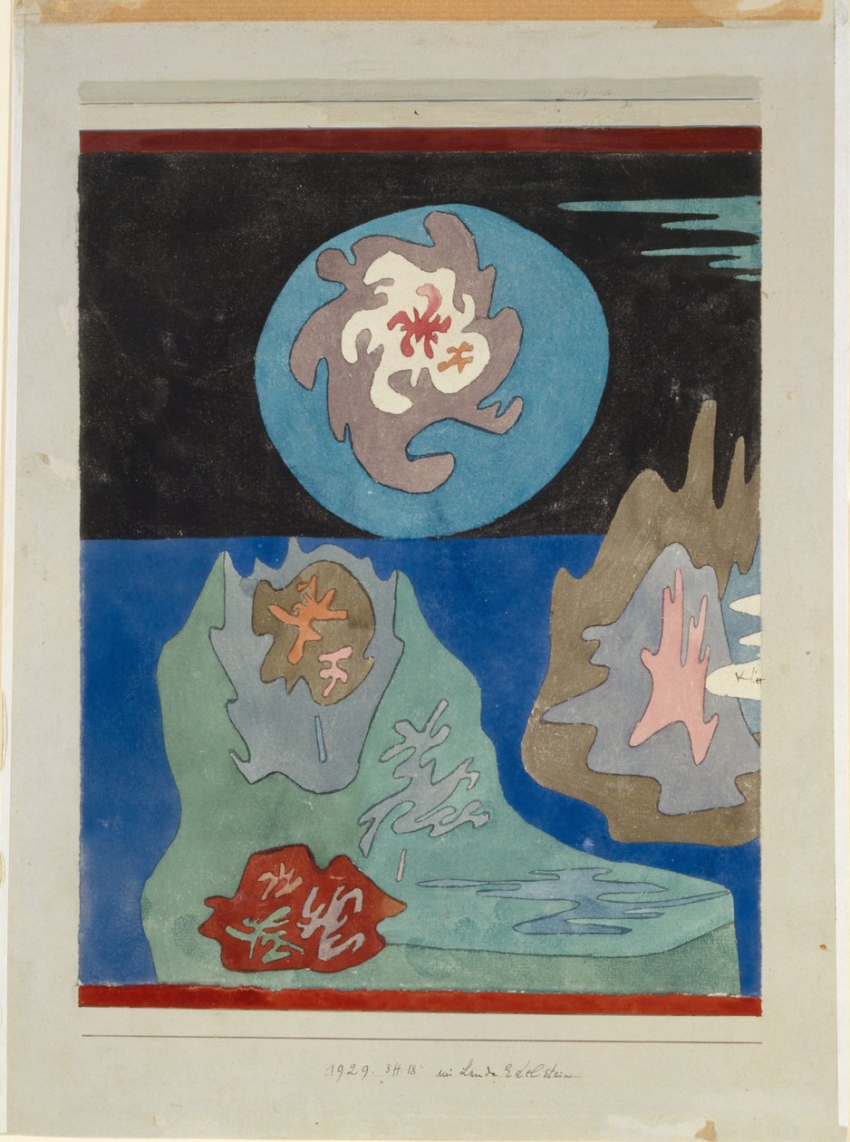 Drágakövek földjén, 1929. alkotó: Paul Klee
