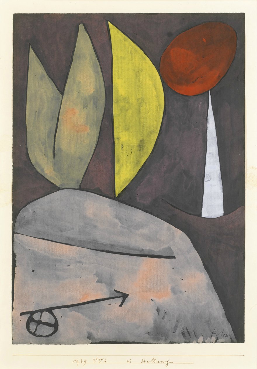 Pozícióban. alkotó: Paul Klee