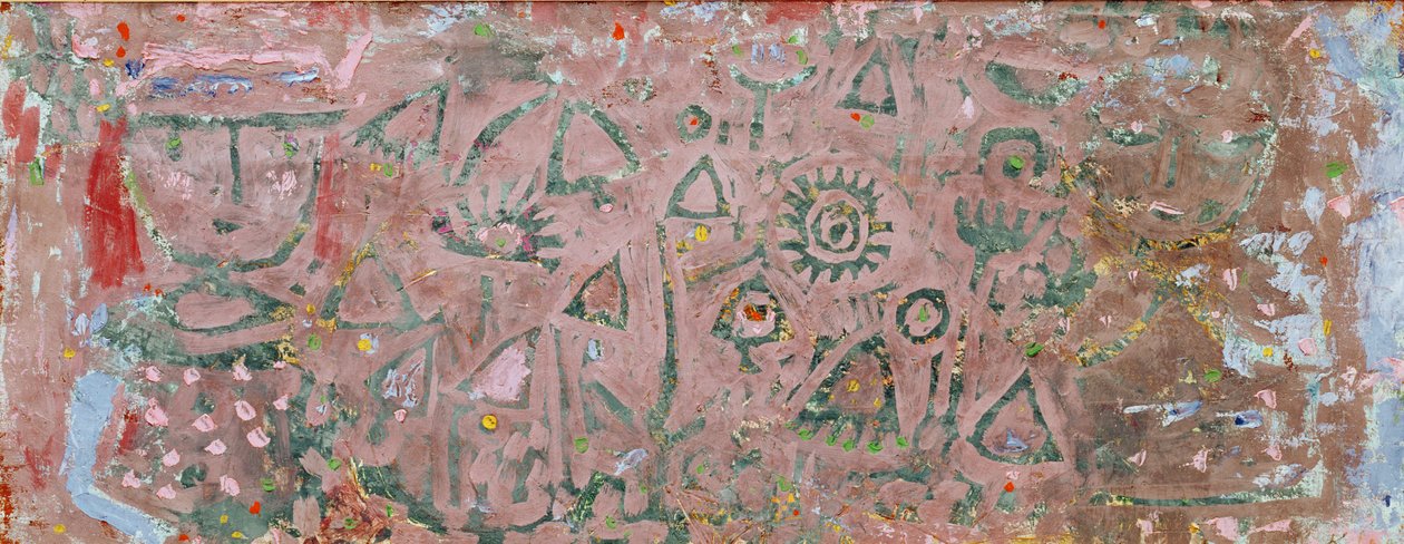 A virágos kertben alkotó: Paul Klee
