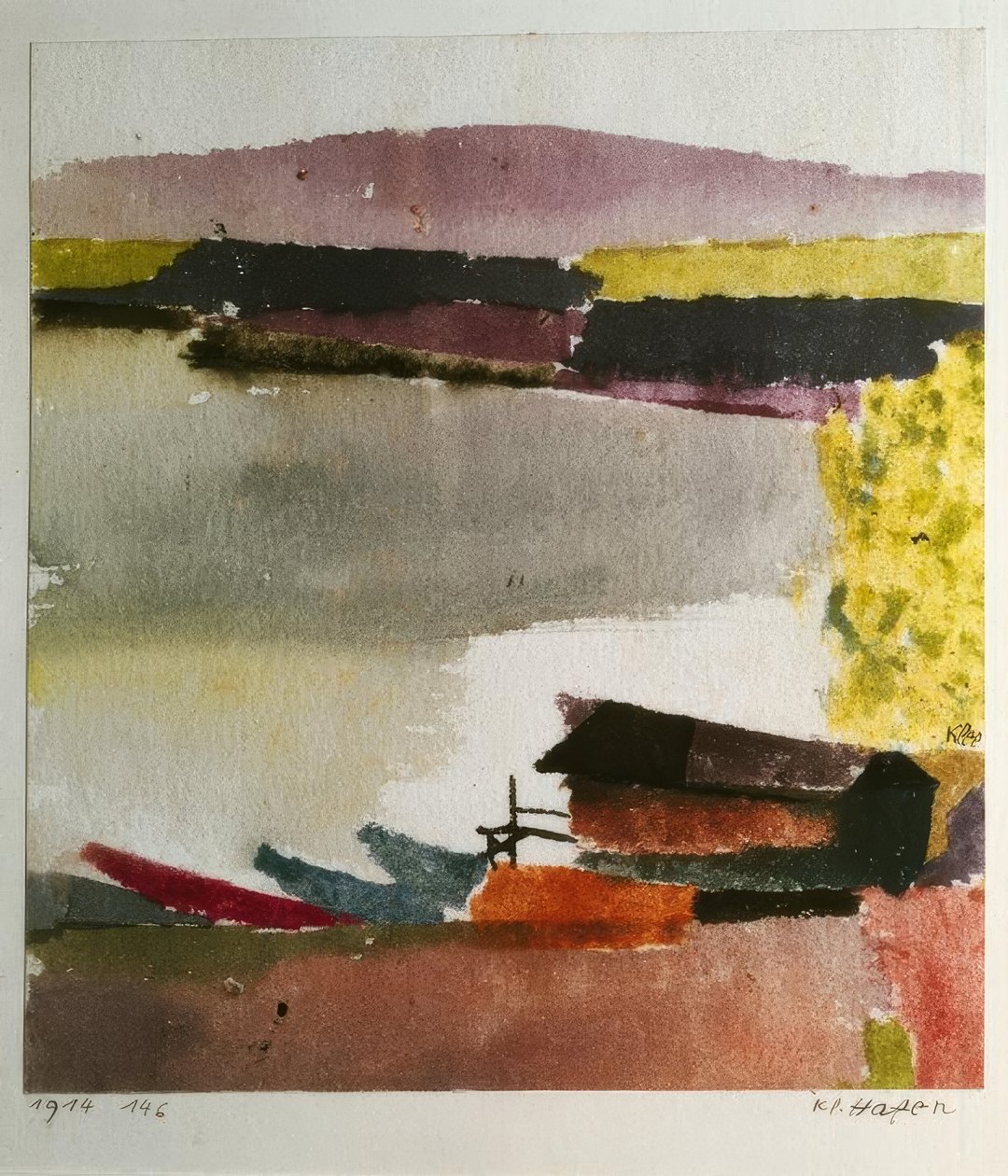 Kis kikötő alkotó: Paul Klee