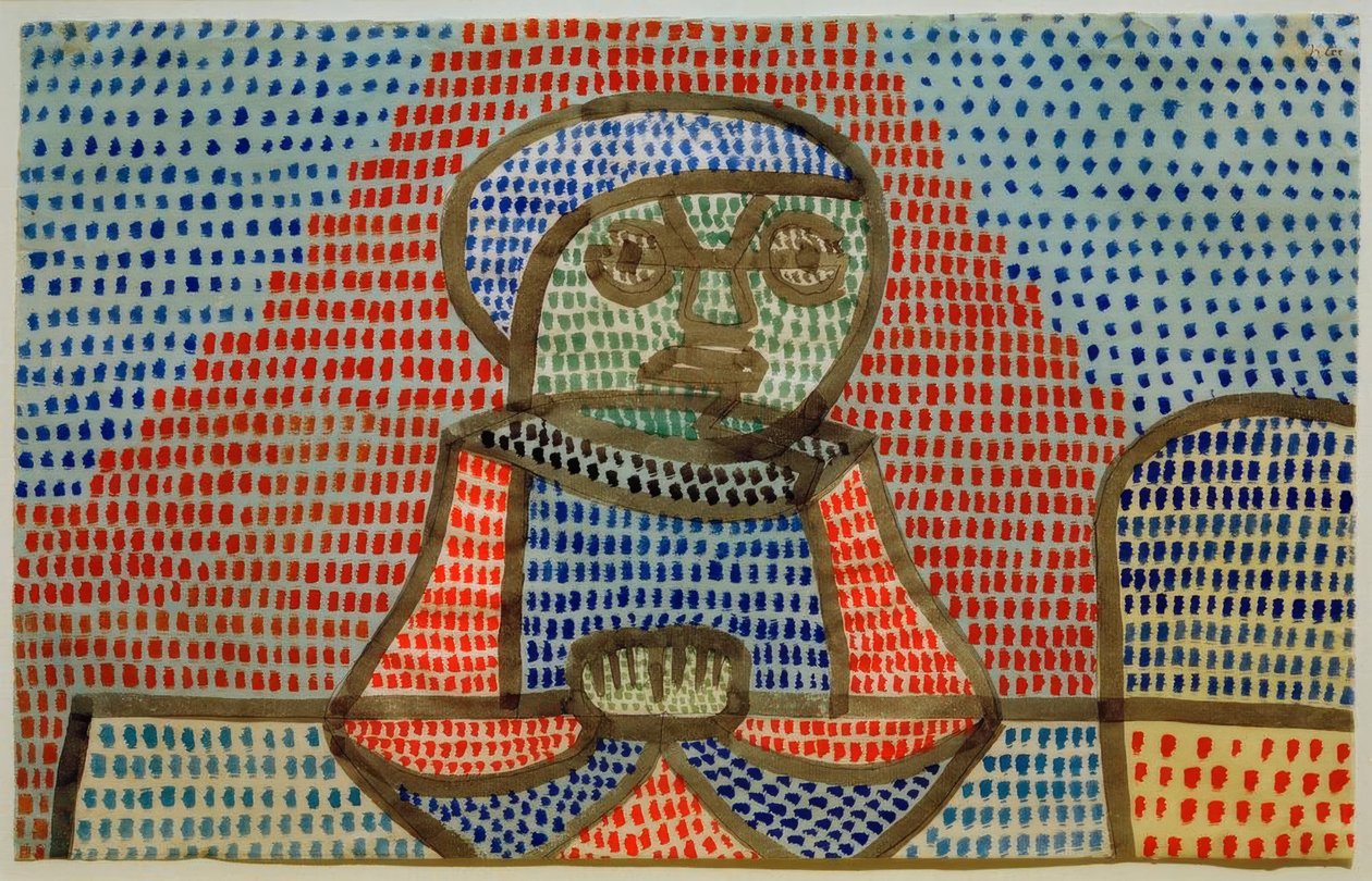 Fiú az asztalnál alkotó: Paul Klee
