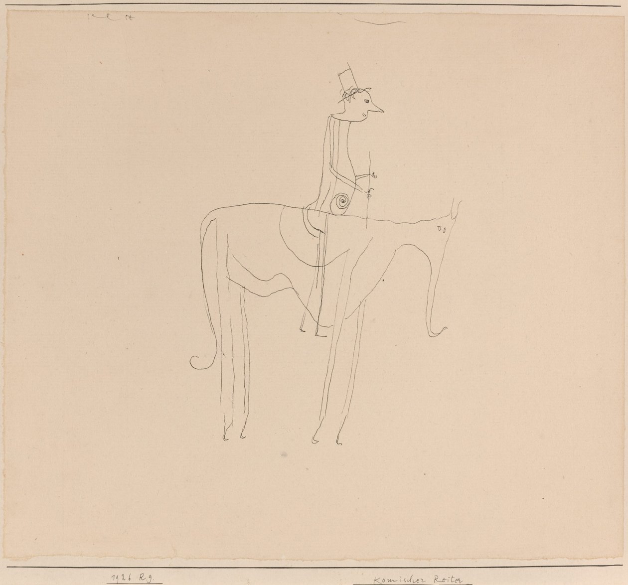 Comic Rider alkotó: Paul Klee