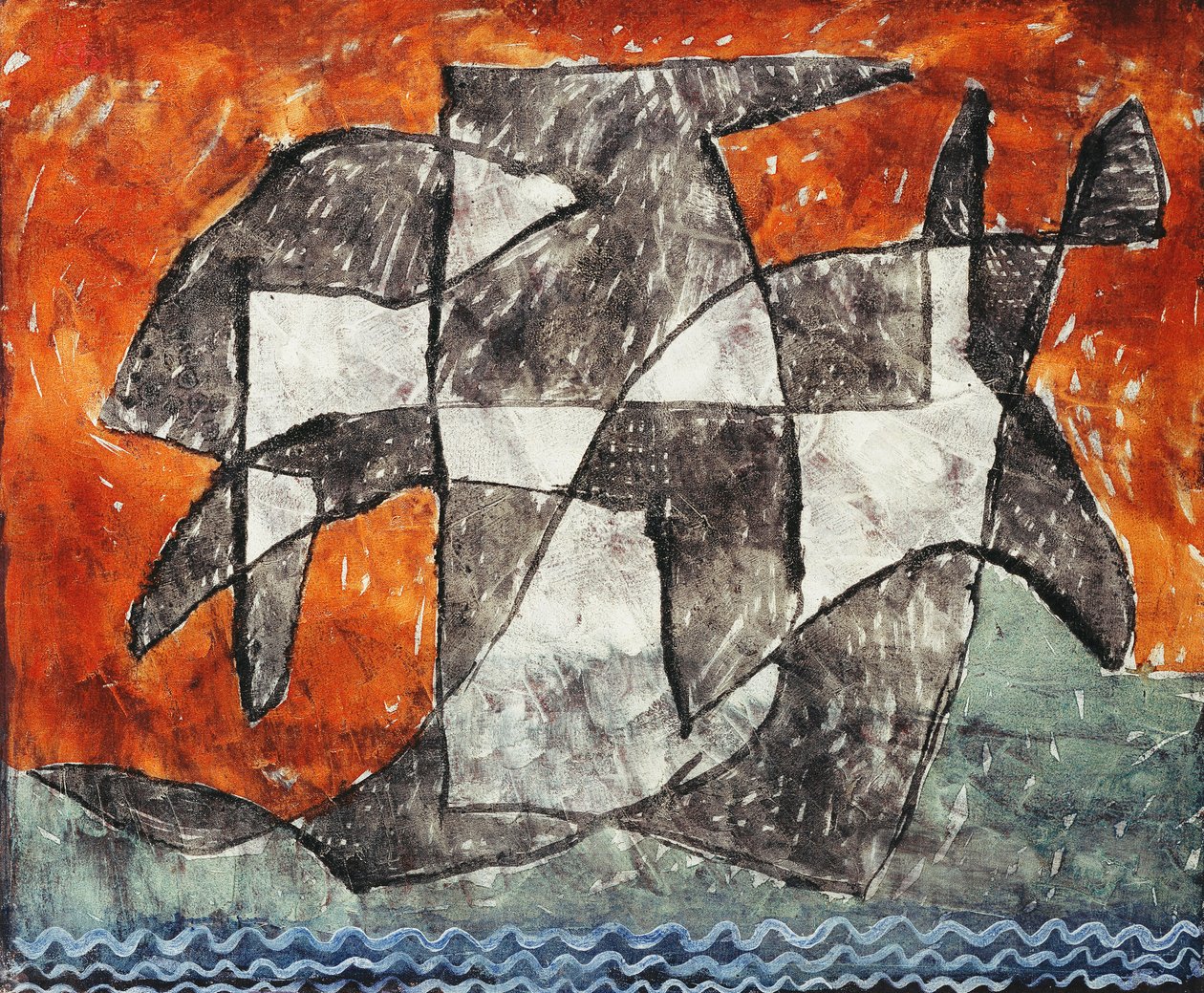 Lake Ghost; Lásd Gespenst alkotó: Paul Klee