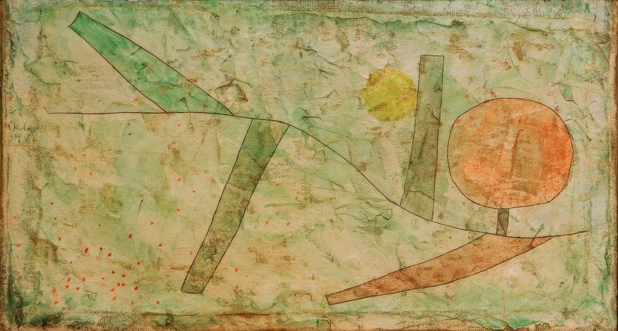 Táj az elején alkotó: Paul Klee