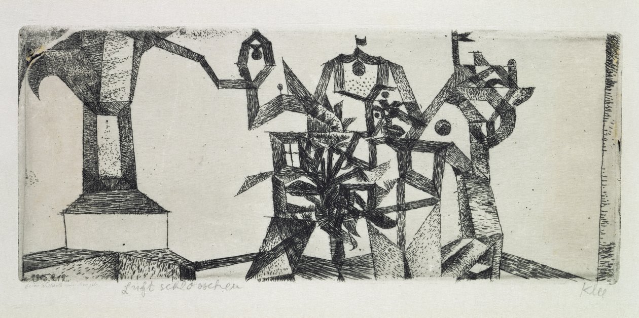 Kis kastély a levegőben alkotó: Paul Klee