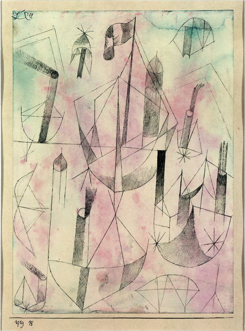 Kis gőzhajó fantázia alkotó: Paul Klee