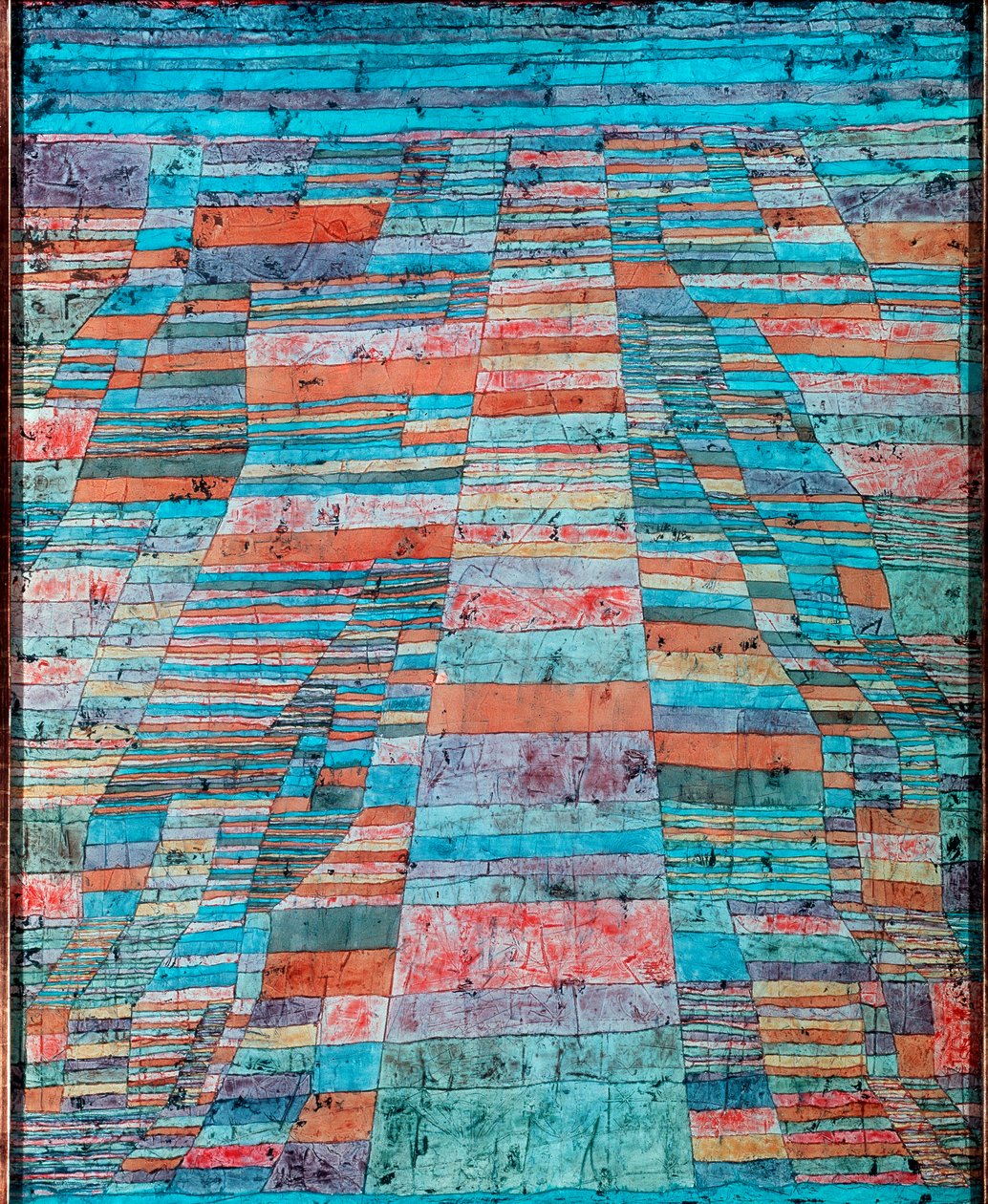 Főút és mellékutak Paul Klee festménye (1879-1940) 1929 V. 83x67 cm Köln, Ludwig Múzeum alkotó: Paul Klee