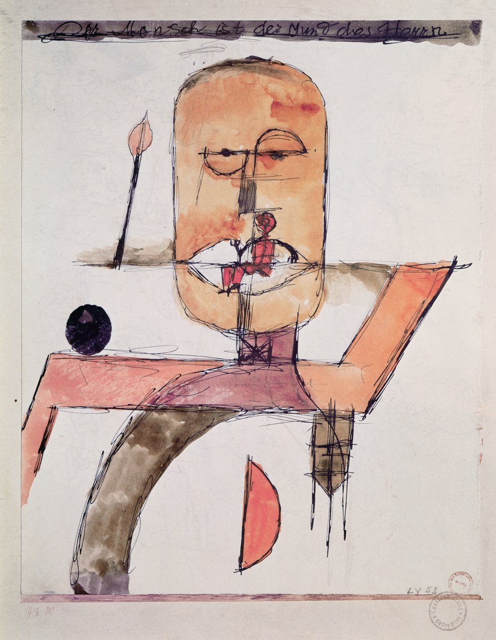 Az ember az Úr szája alkotó: Paul Klee