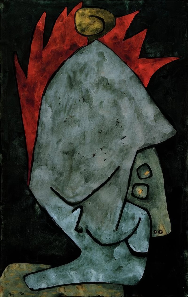 Mephisto mint Pallas alkotó: Paul Klee