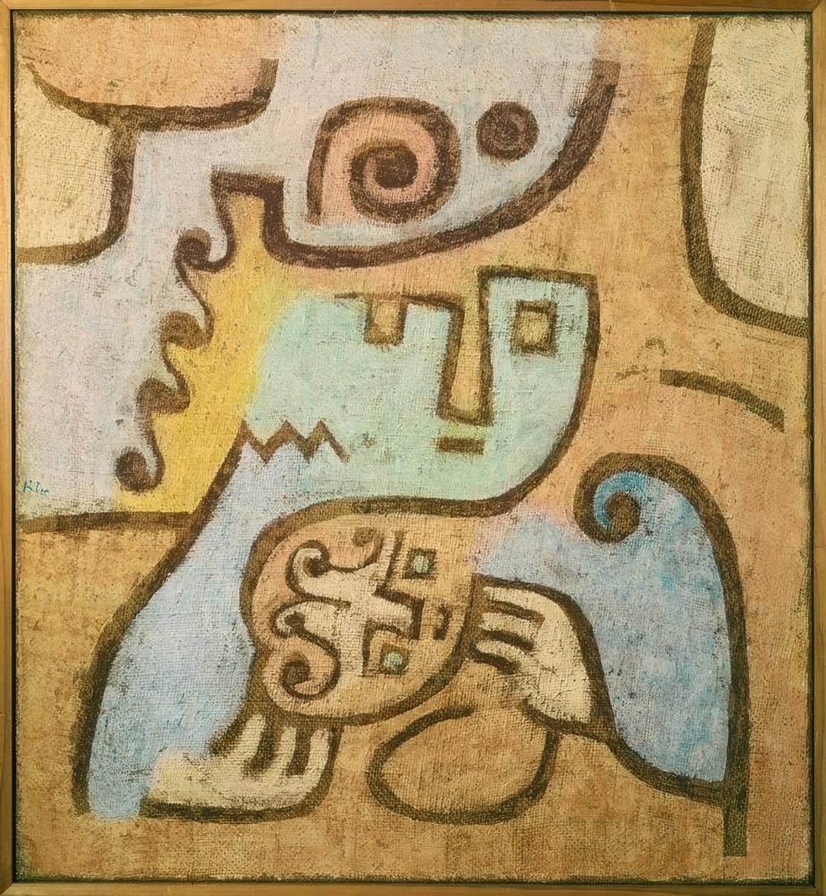 anya gyermekével alkotó: Paul Klee