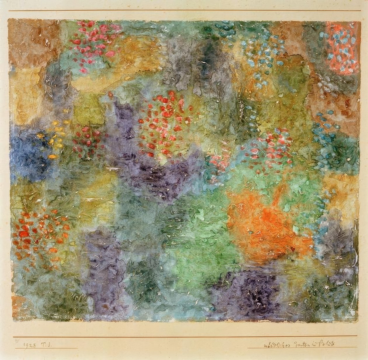 Virágzó északi kert alkotó: Paul Klee