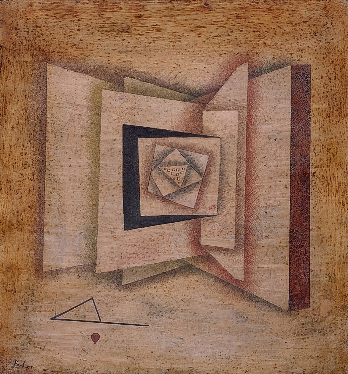 Nyitott könyv. 1930 alkotó: Paul Klee
