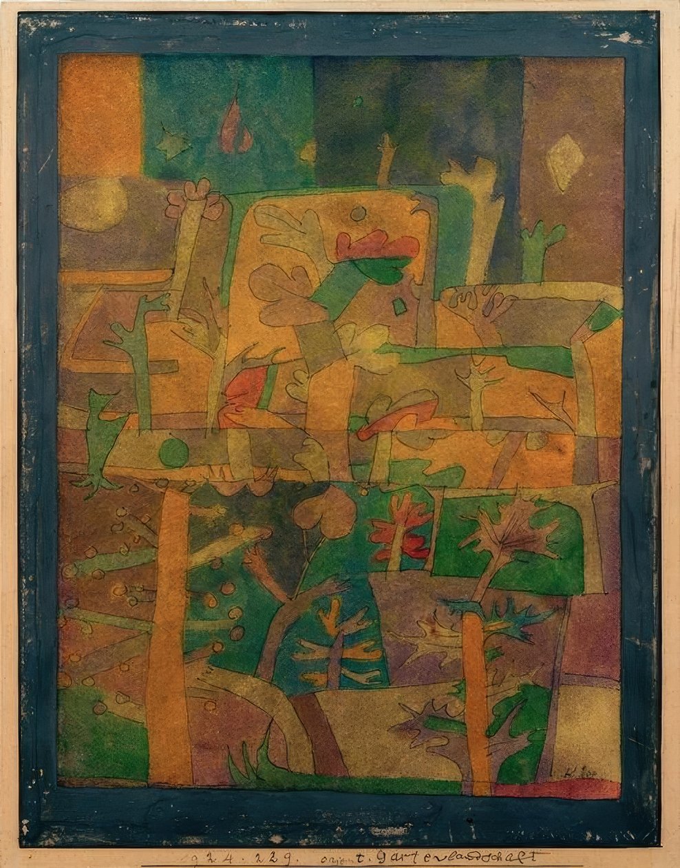 Keleti kerti táj alkotó: Paul Klee