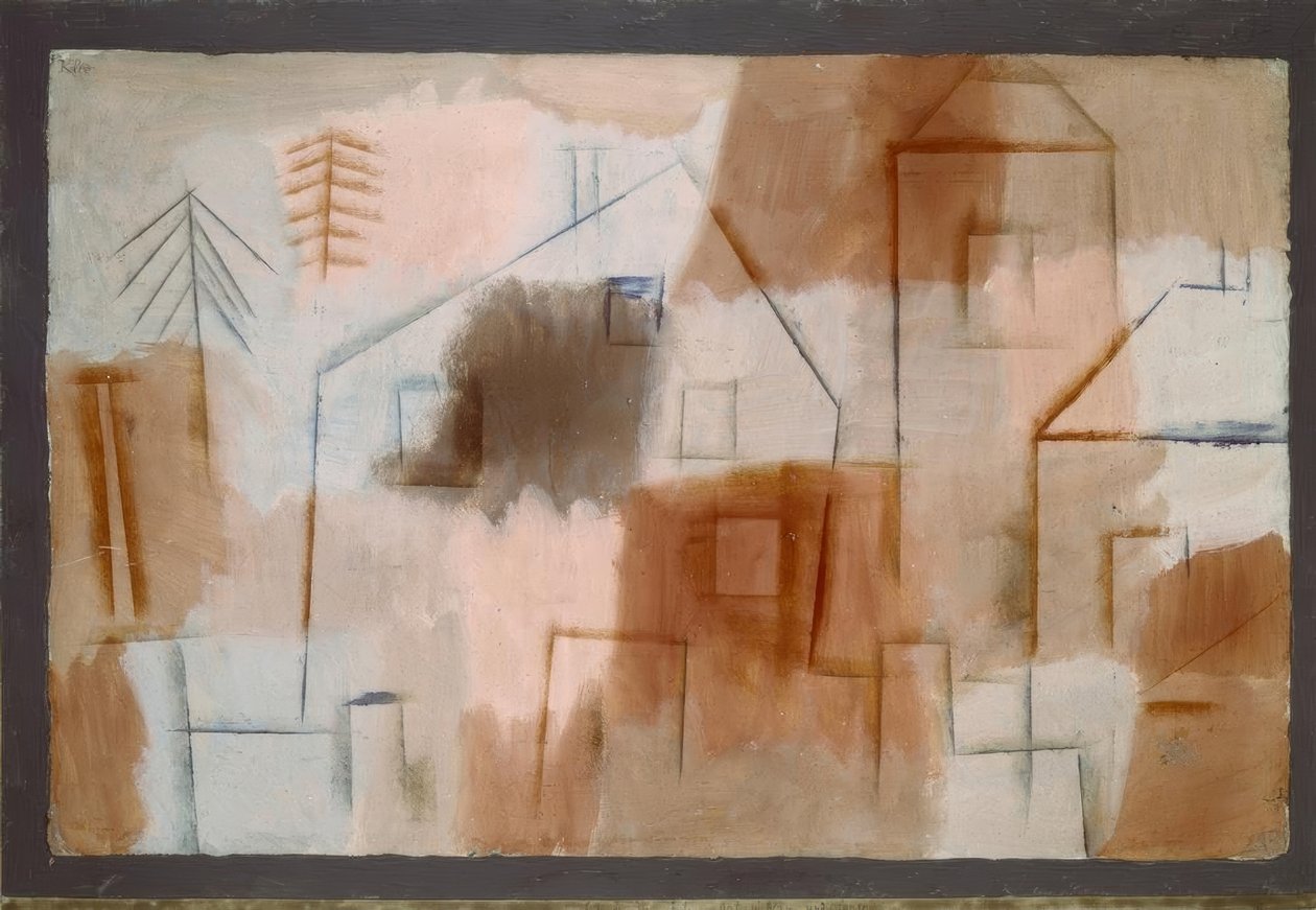 Helyezze kék és narancssárga színbe alkotó: Paul Klee