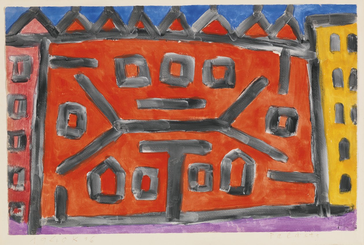 Paloták Paloták, 1940 alkotó: Paul Klee