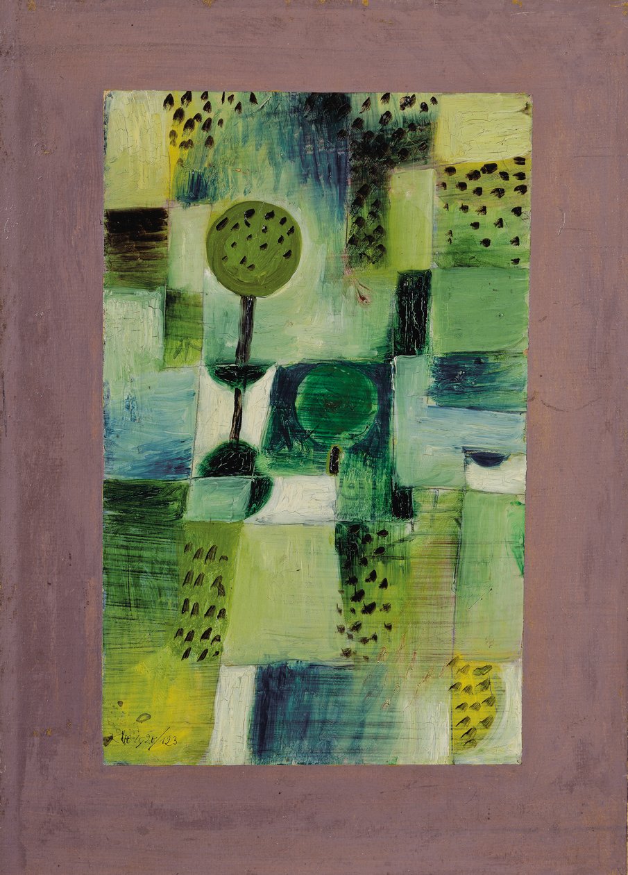 Park az esőben; Parkkép az esőben alkotó: Paul Klee