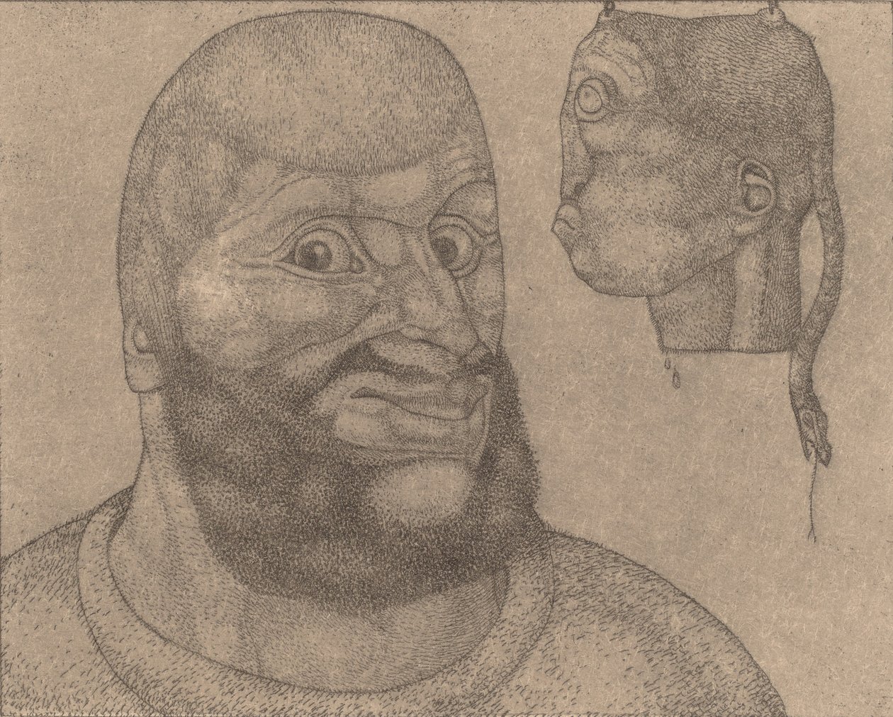 Perseus Wit diadalmaskodott a bánat felett [Perseus-The Triumph of Brain over Body], 1904. alkotó: Paul Klee