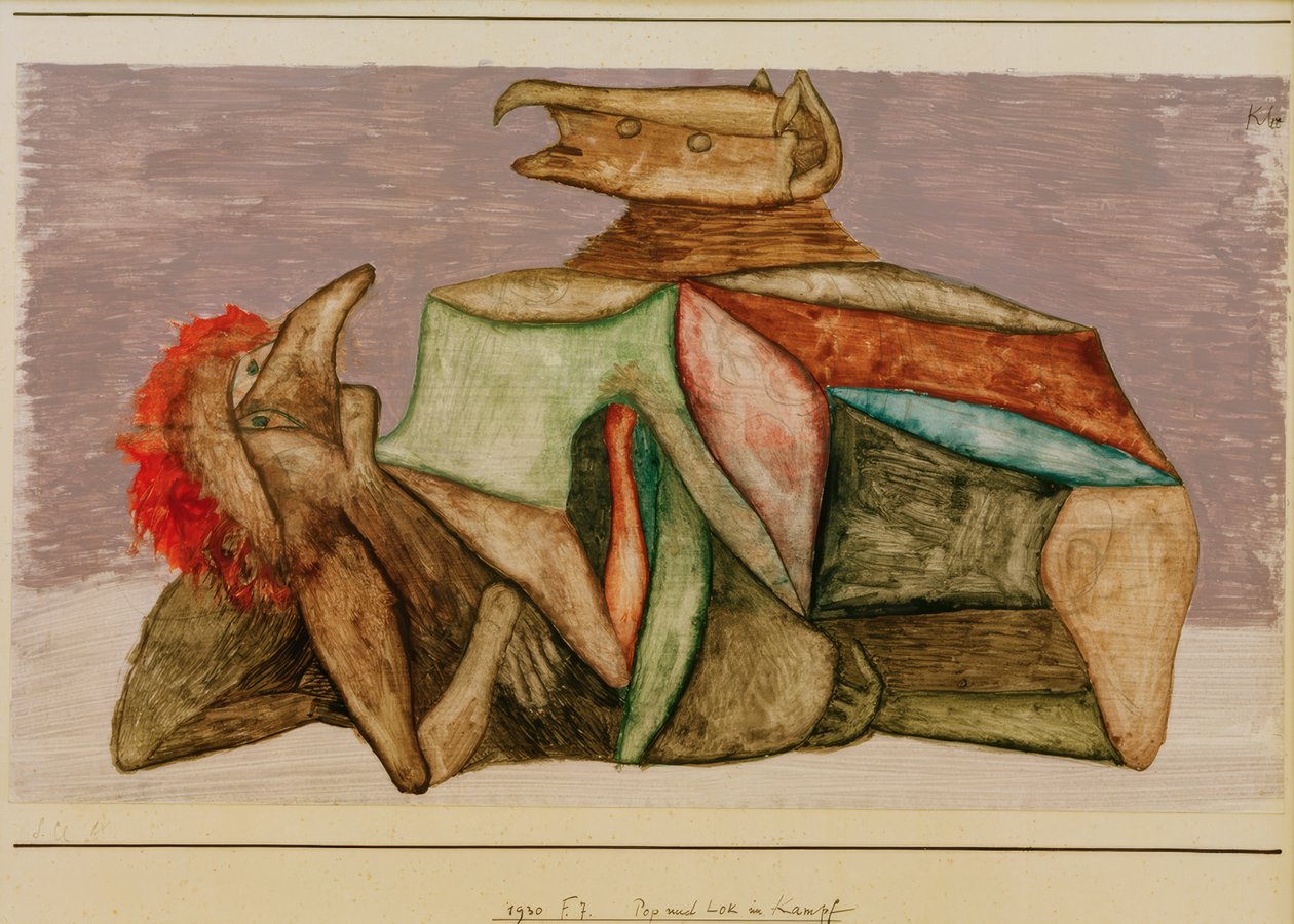 Pop és Lok csatában alkotó: Paul Klee