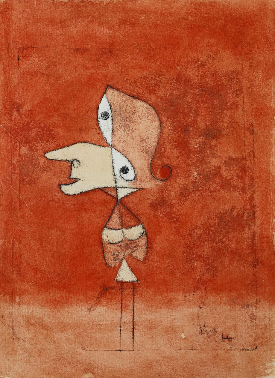 Brigitte portréja (egész ábra); Brigitte portréja (egész alak) alkotó: Paul Klee