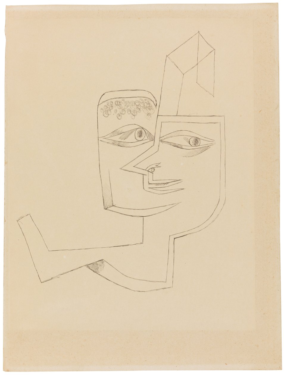 Egy menő nő portréja, 1919. alkotó: Paul Klee