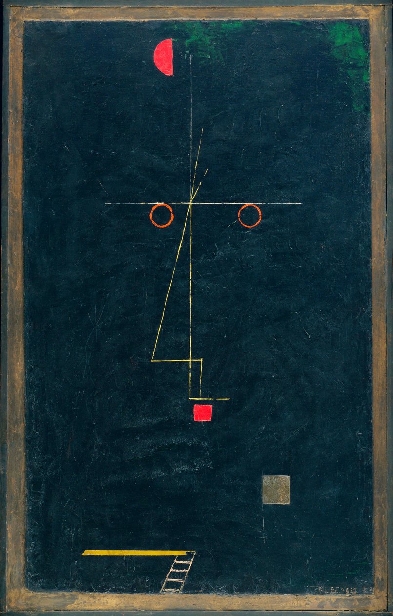 Egy kötéltáncos portréja alkotó: Paul Klee