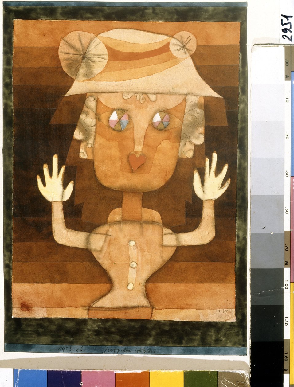 Baba. Paul Klee festménye (1879-1940) alkotó: Paul Klee