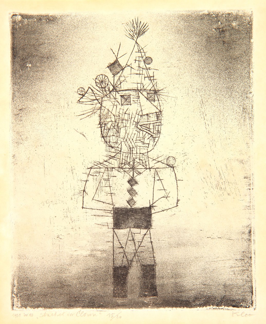 Prickle the Clown, vagy Stachel der Clown alkotó: Paul Klee