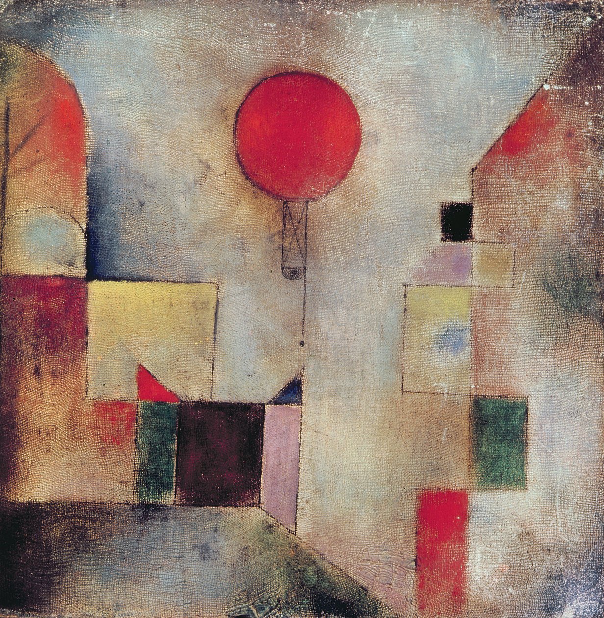 Piros léggömb alkotó: Paul Klee