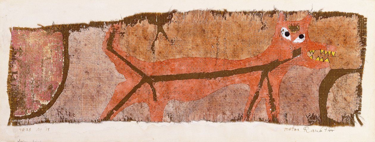 Vörös Ragadozó alkotó: Paul Klee