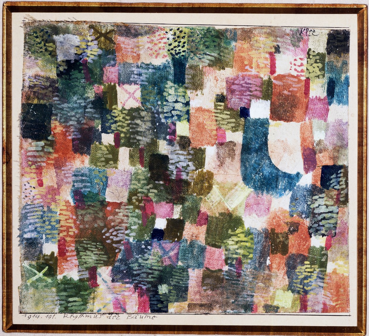 a fák ritmusa alkotó: Paul Klee