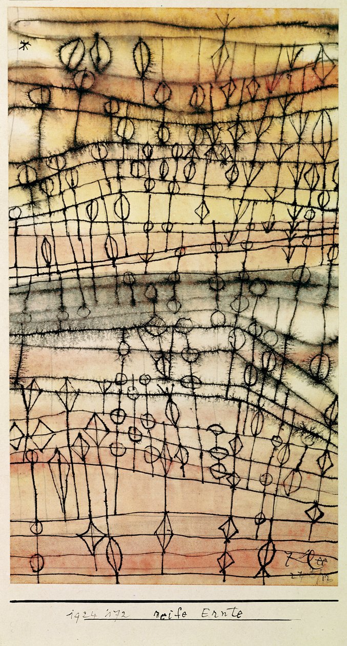 Érett betakarítás alkotó: Paul Klee