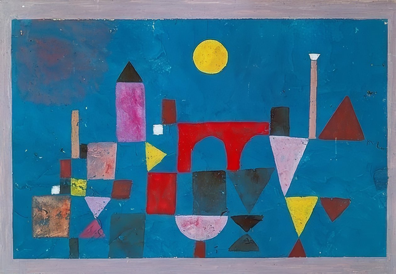 Vörös híd. 1928 alkotó: Paul Klee