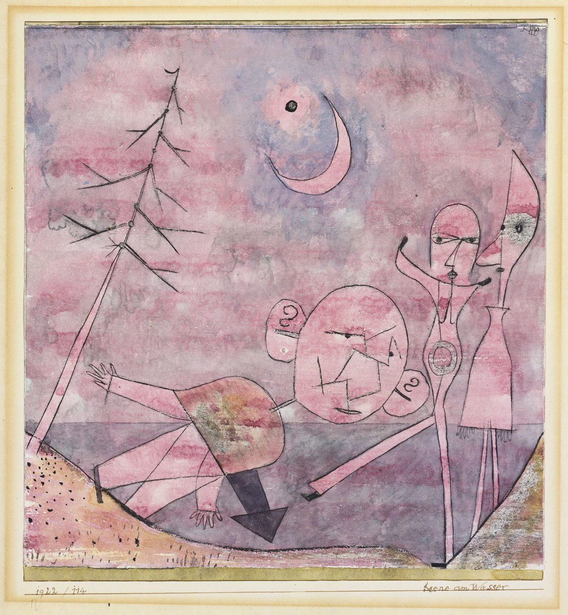 Jelenet a víznél alkotó: Paul Klee