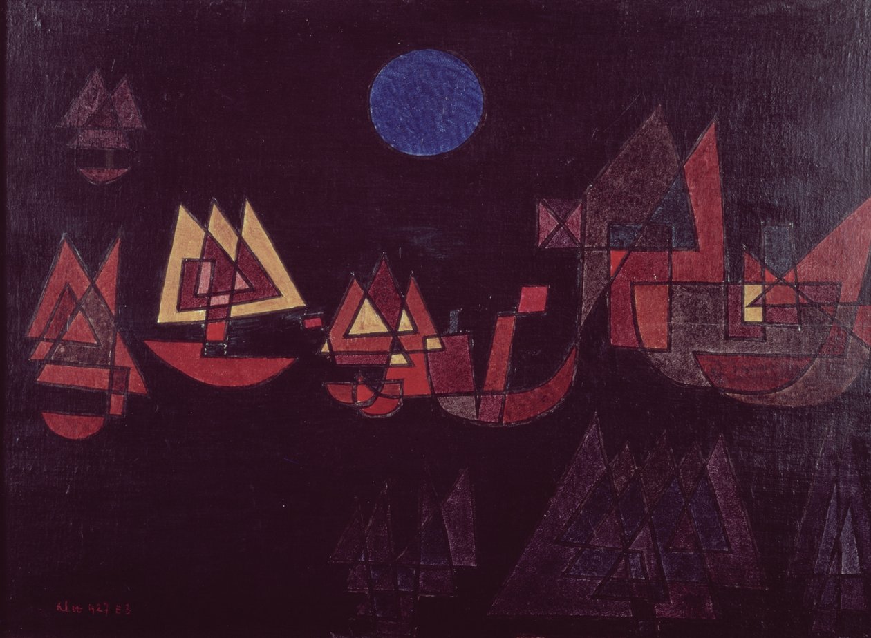 Hajók a sötétben alkotó: Paul Klee