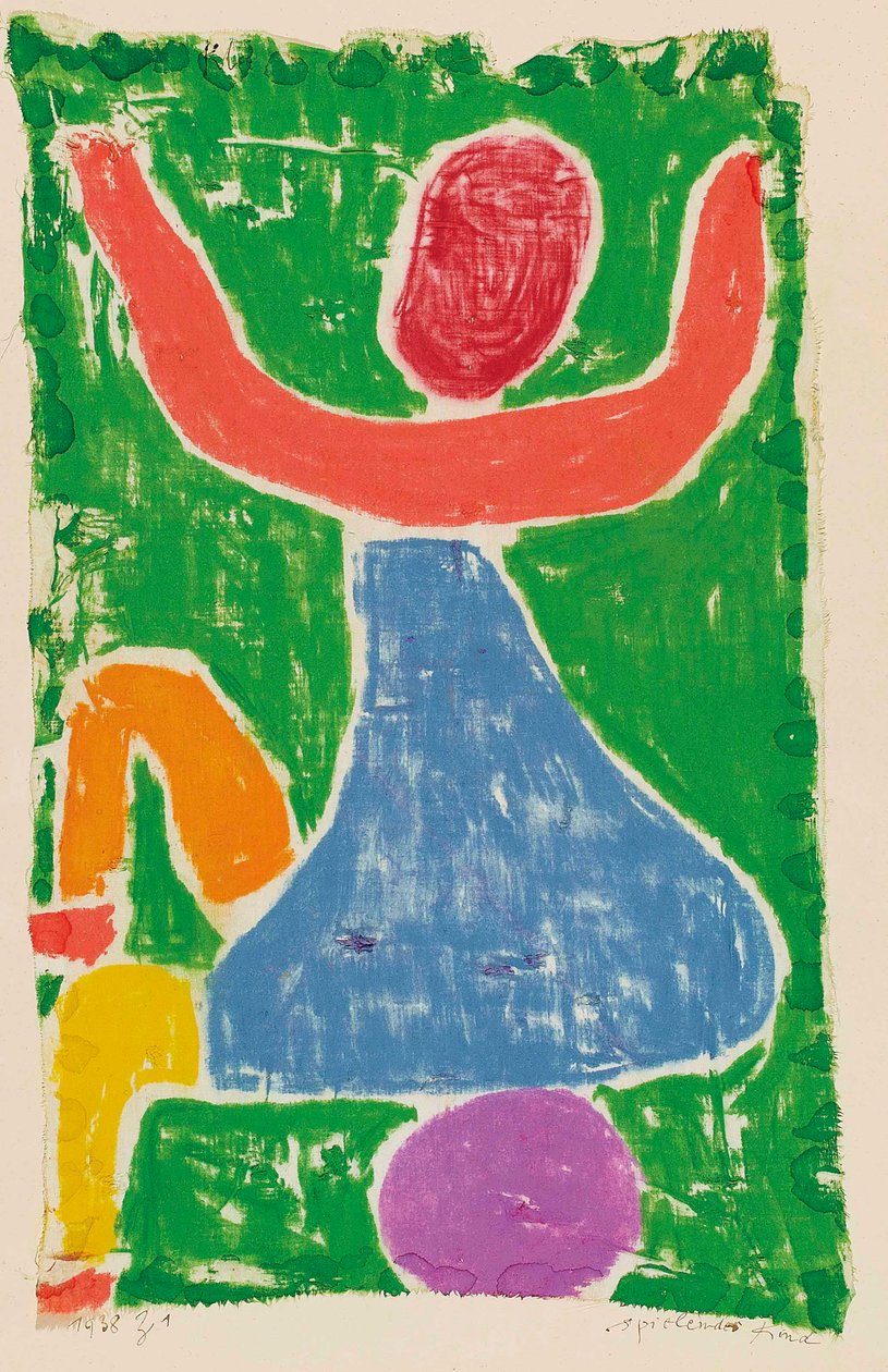 Gyerek játszik Gyermek játszik, 1938. alkotó: Paul Klee