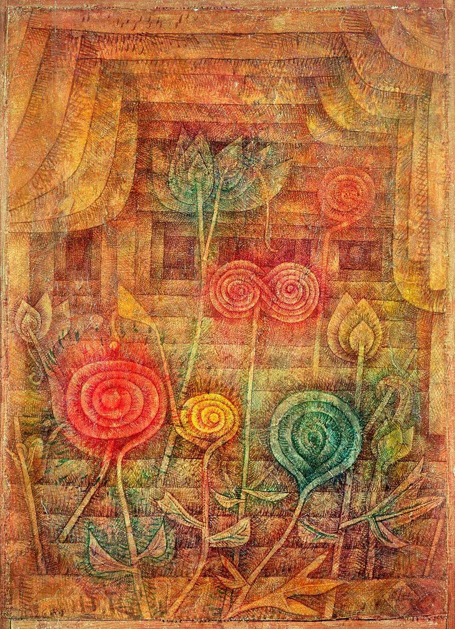 Spirális virágok alkotó: Paul Klee