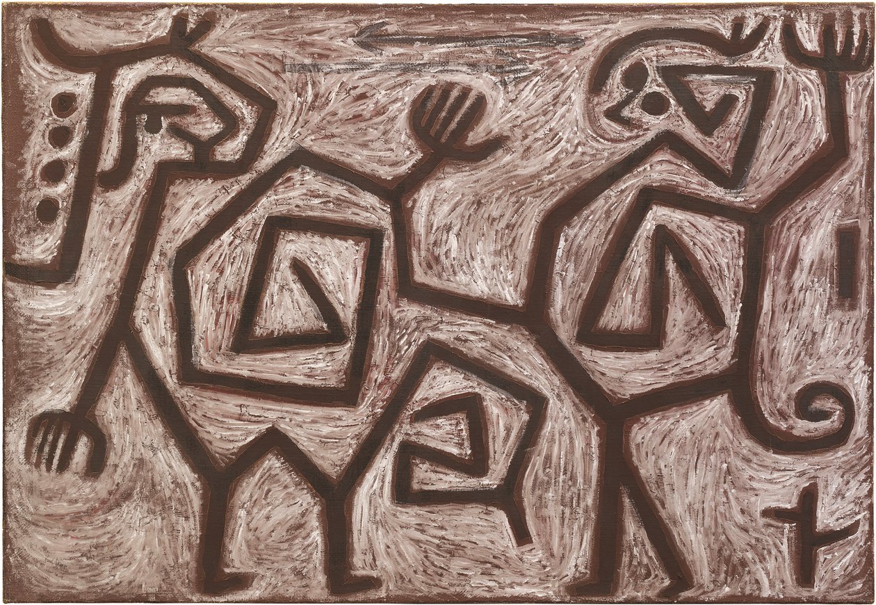 Összecsapó duett, 1938. alkotó: Paul Klee
