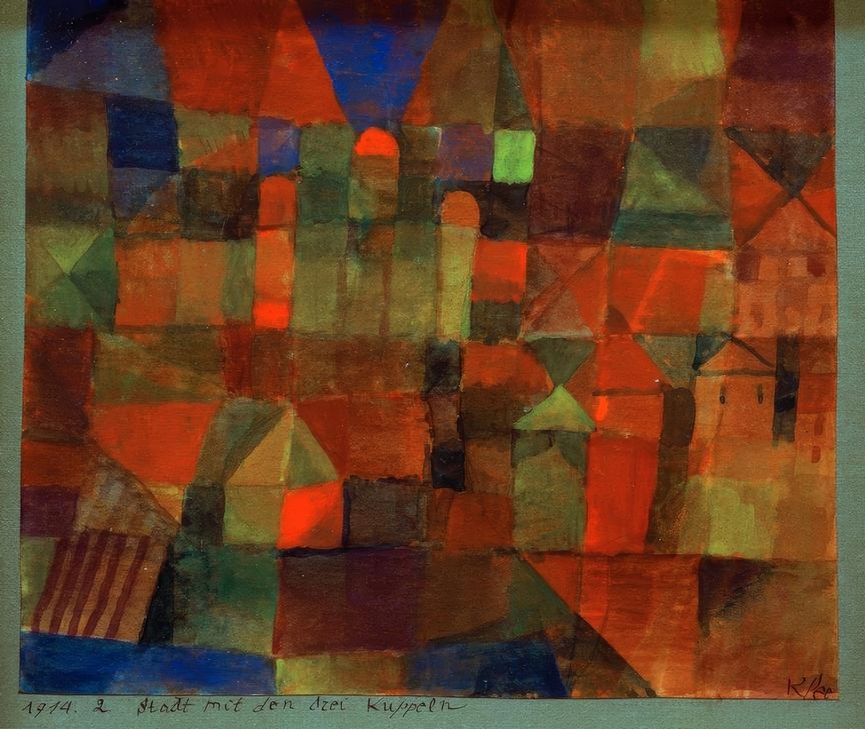 Város a három kupolával alkotó: Paul Klee