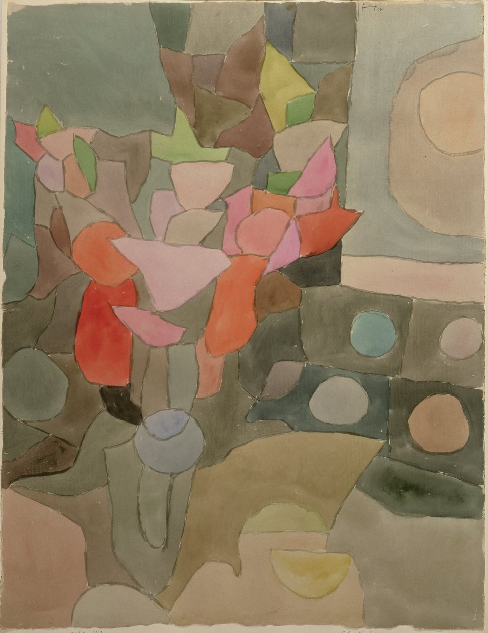 Csendélet Gladiolival alkotó: Paul Klee