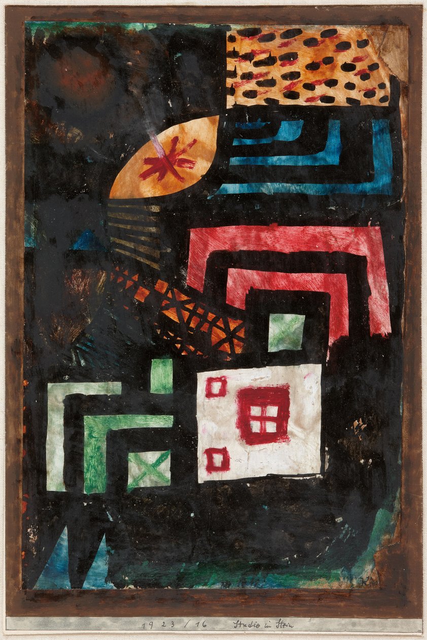 Study in Stone; Studie im Stein alkotó: Paul Klee
