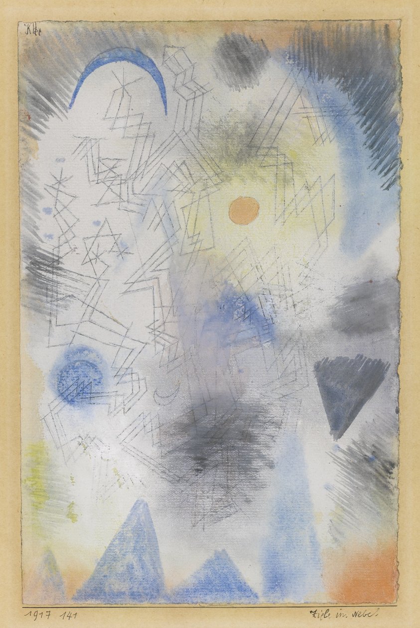 Célok a ködben, 1917 alkotó: Paul Klee