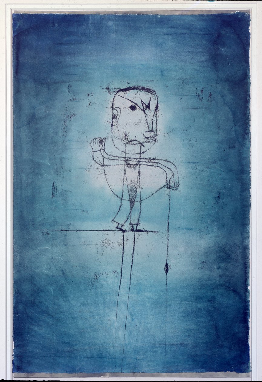A horgász (olaj, vászon alkotó: Paul Klee