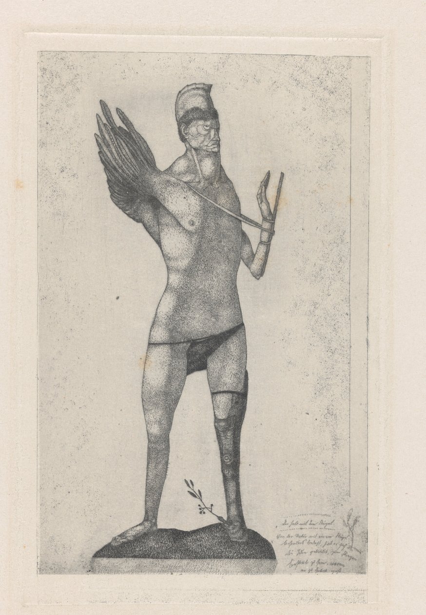 A szárnyas hős, 1905. alkotó: Paul Klee