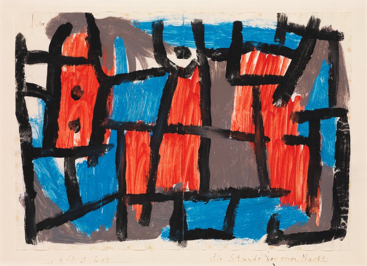 Egy éjszaka előtti óra alkotó: Paul Klee