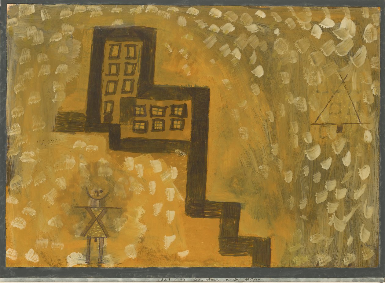 The House On High, 1923. alkotó: Paul Klee